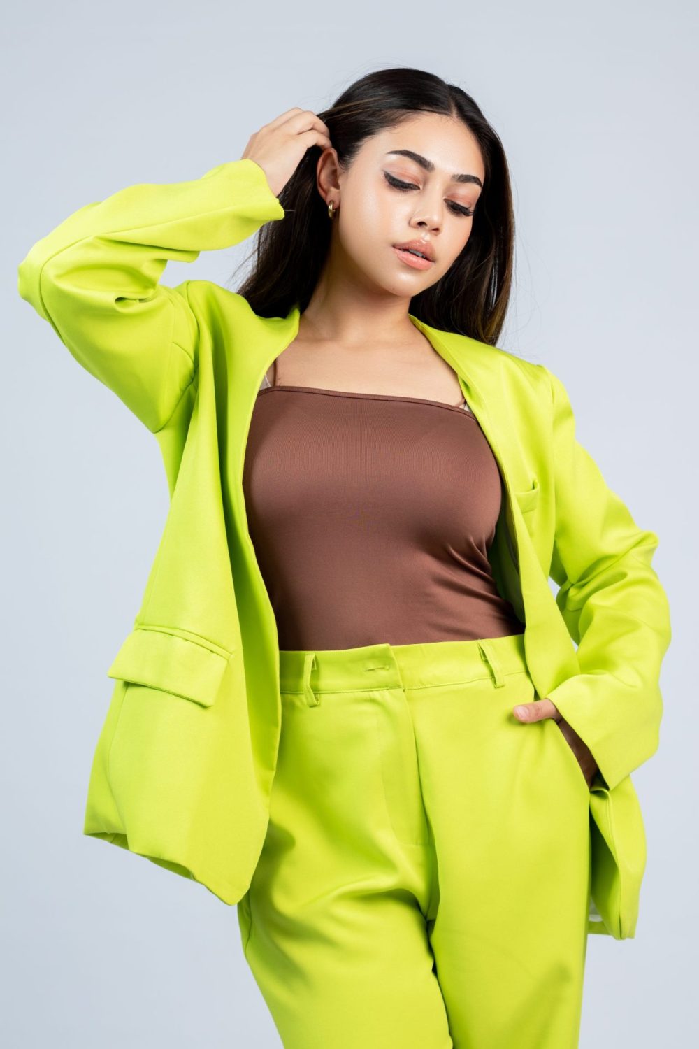Lime Green Suit Set