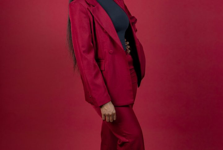 Divine Flame – Burgundy Suit Set