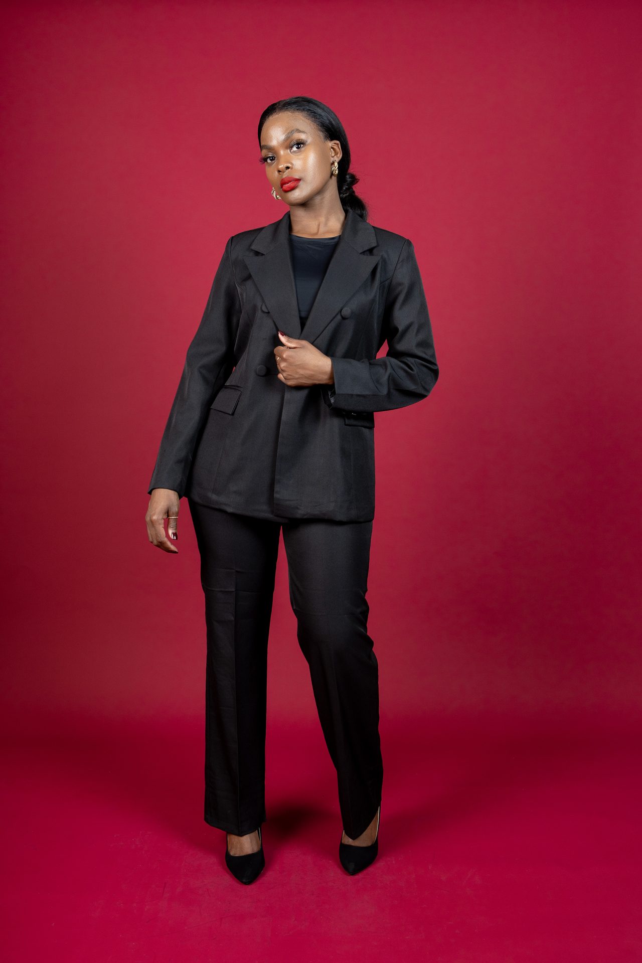 Eternal Force – Black Suit with Silk Lining